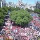 Trabalhadores ocupam as ruas de Buenos Aires contra as reformas de Maurcio Macri
