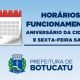 Confira o expediente das reparties pblicas municipais nos feriados de 14 e 15 de abril